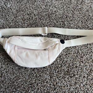 Cream Belt Bag